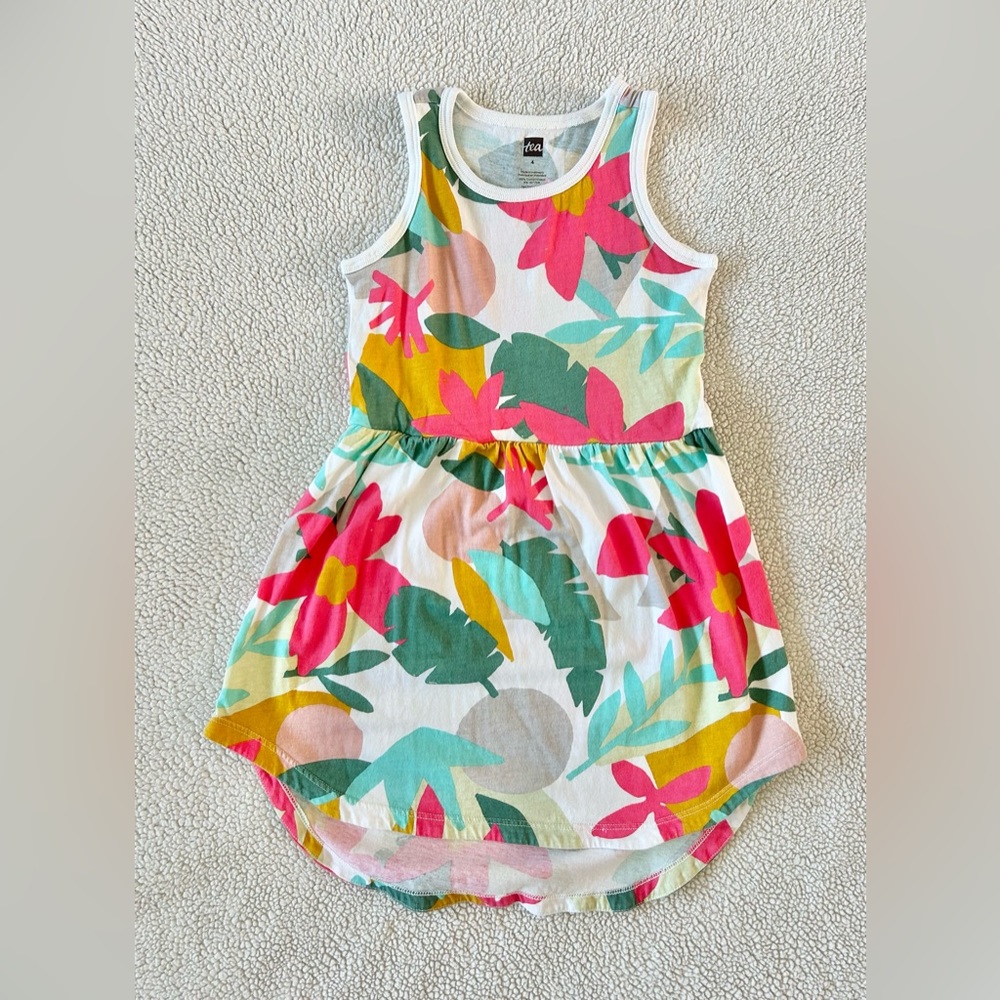 Tea Collection tank dress, size 4, oasis floral
